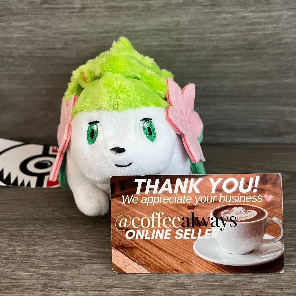 Pokemon Center Shaymin (Land Forme) Sitting Cuties Plush NWT